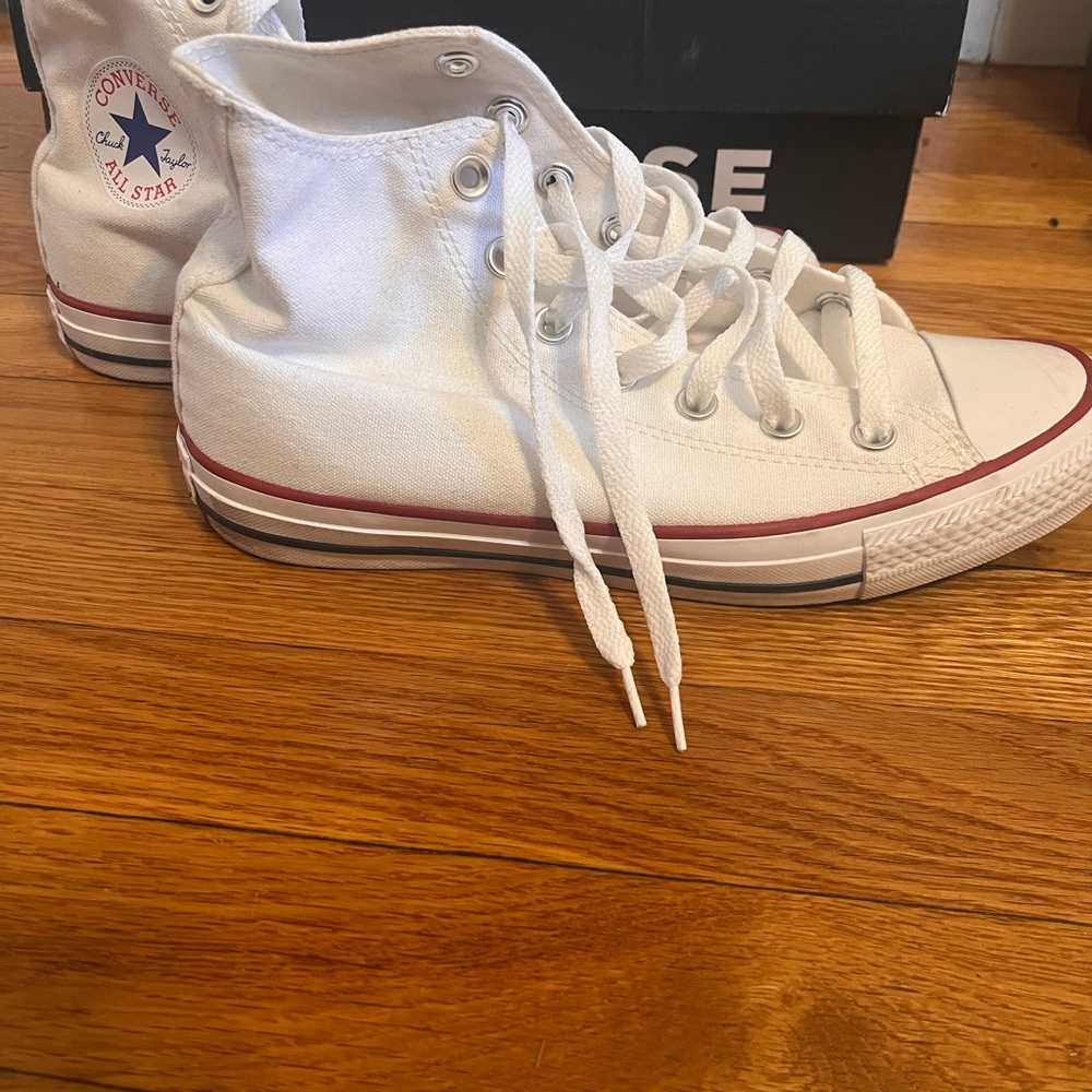 Converse Kids White High-Top Sneakers